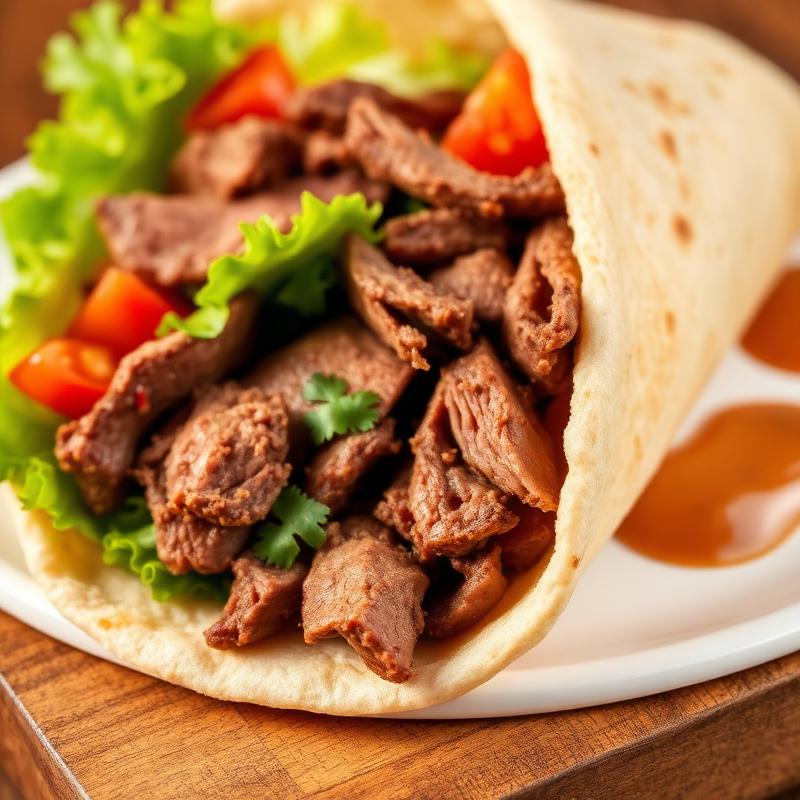 Beef Shawarma Wrap