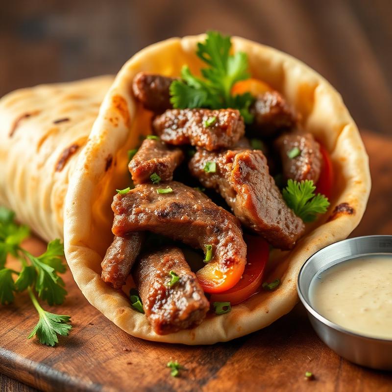 Lamb Shawarma Wrap