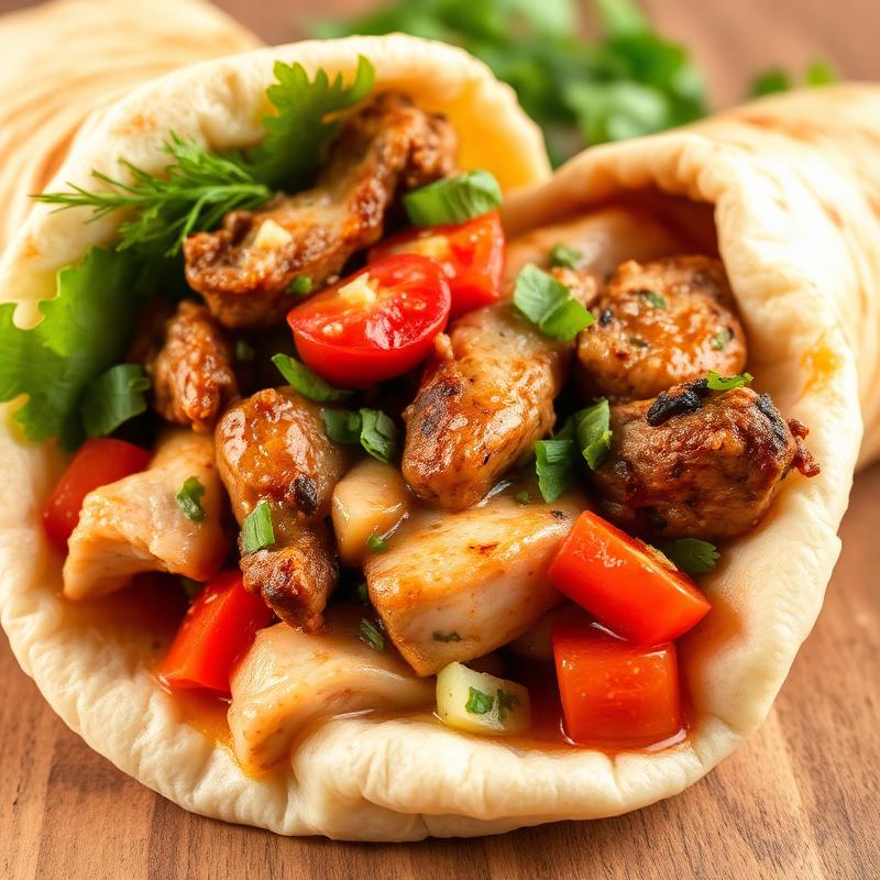 Mixed Shawarma Wrap